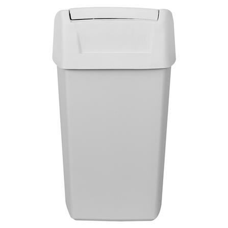 ถังขยะเหลี่ยมฝาสวิง DKW HH-206P 50 ลิตร สีเทา_2