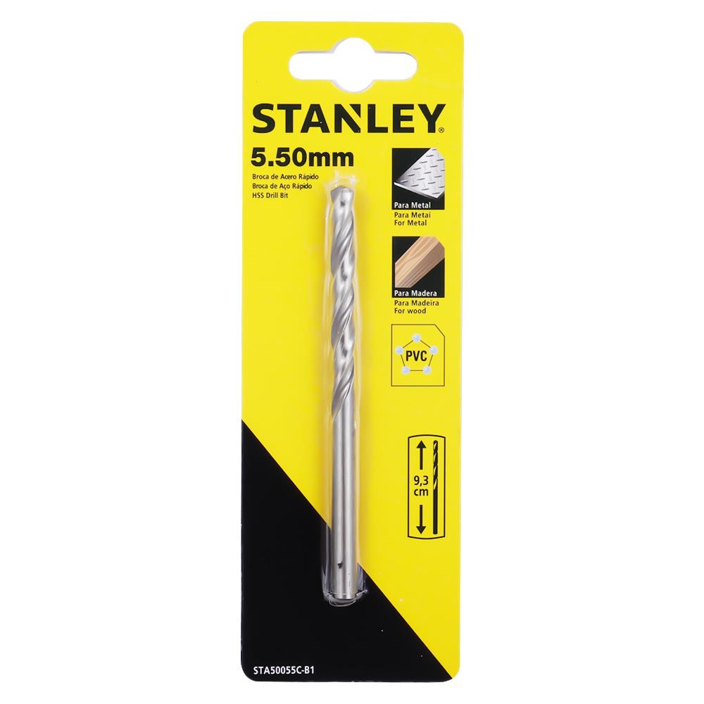 ดอกเจาะเหล็ก STANLEY HSS 5.5 มม.