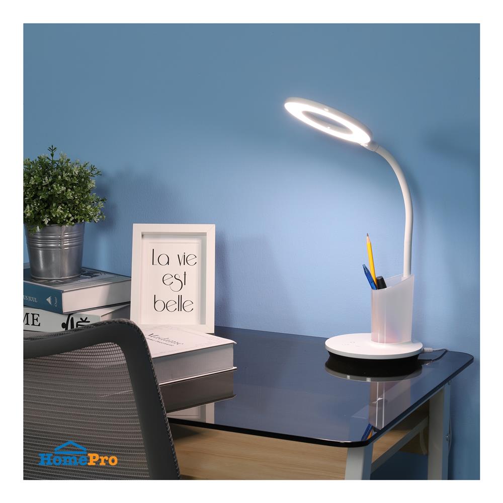 ไฟอ่านหนังสือ LED CARINI LA-R578-WH สีขาว