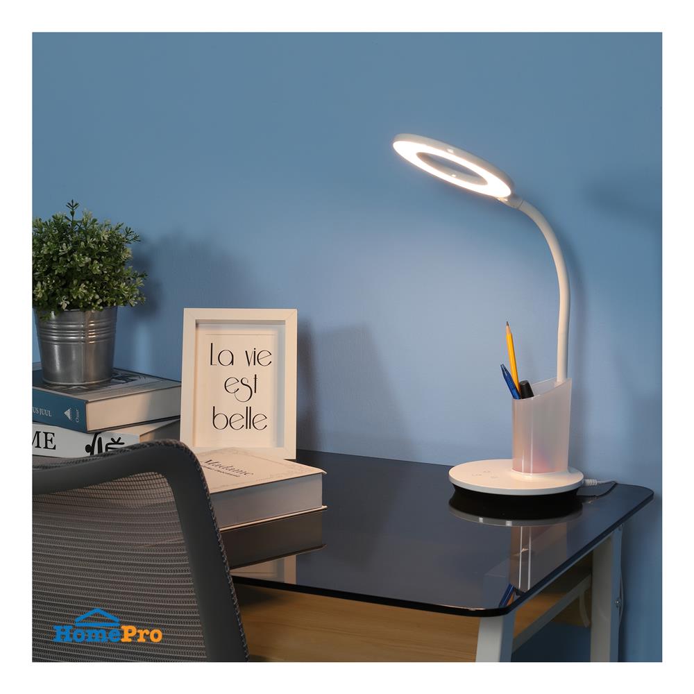 ไฟอ่านหนังสือ LED CARINI LA-R578-WH สีขาว