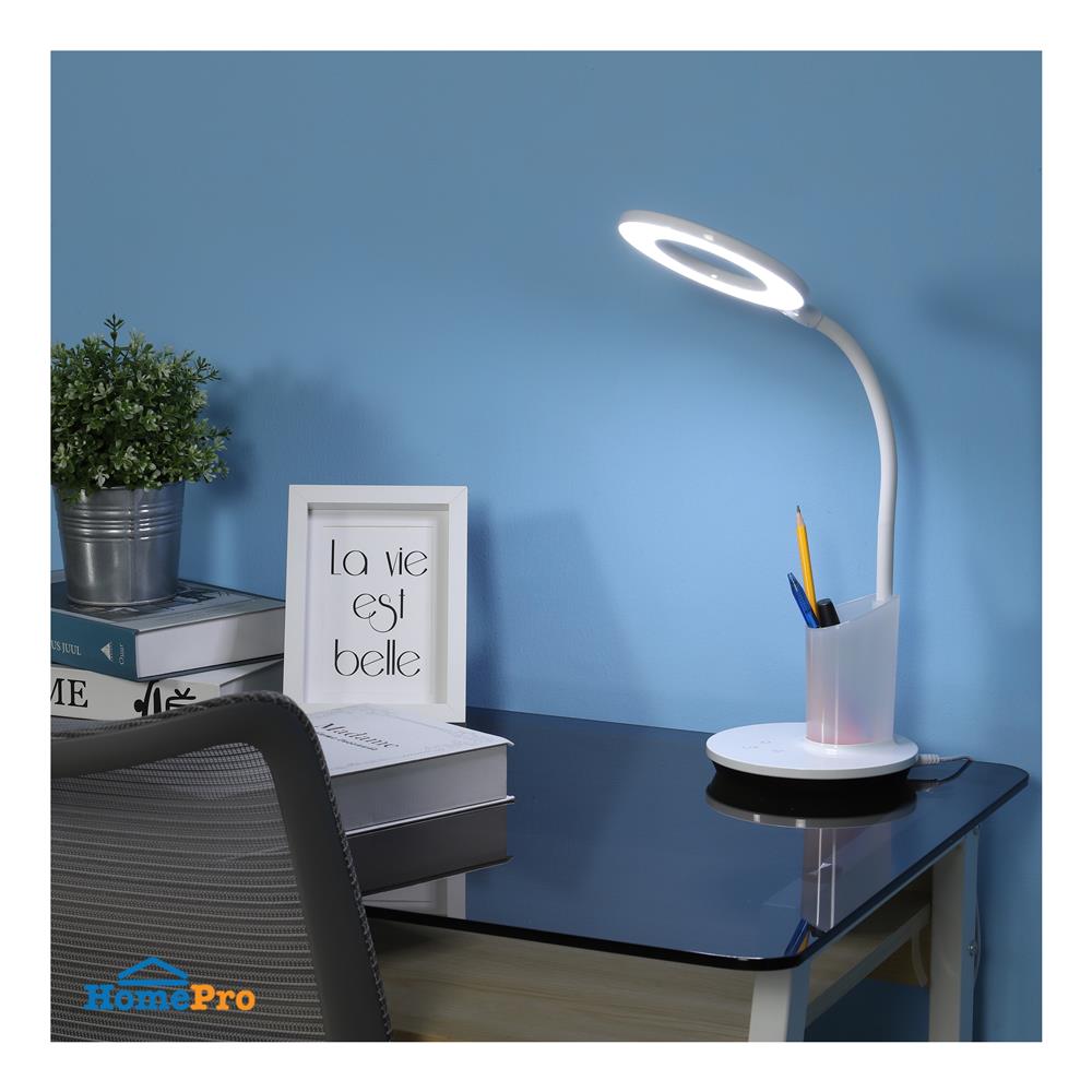 ไฟอ่านหนังสือ LED CARINI LA-R578-WH สีขาว