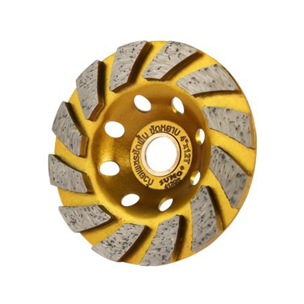 ถ้วยเพชรขัดพื้นหยาบ&nbsp;SUMO 4 นิ้ว 12 ซี่ฟัน