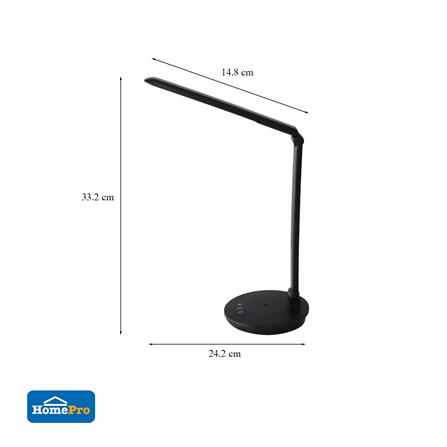 ไฟอ่านหนังสือ LED CARINI LA-N138-BK สีดำ_8