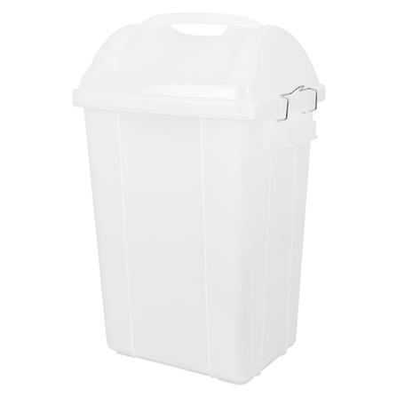 ถังขยะพร้อมฝา NAM NGAI HONG NNH561DC PP 31.1 ลิตร สีขาวขุ่น_1