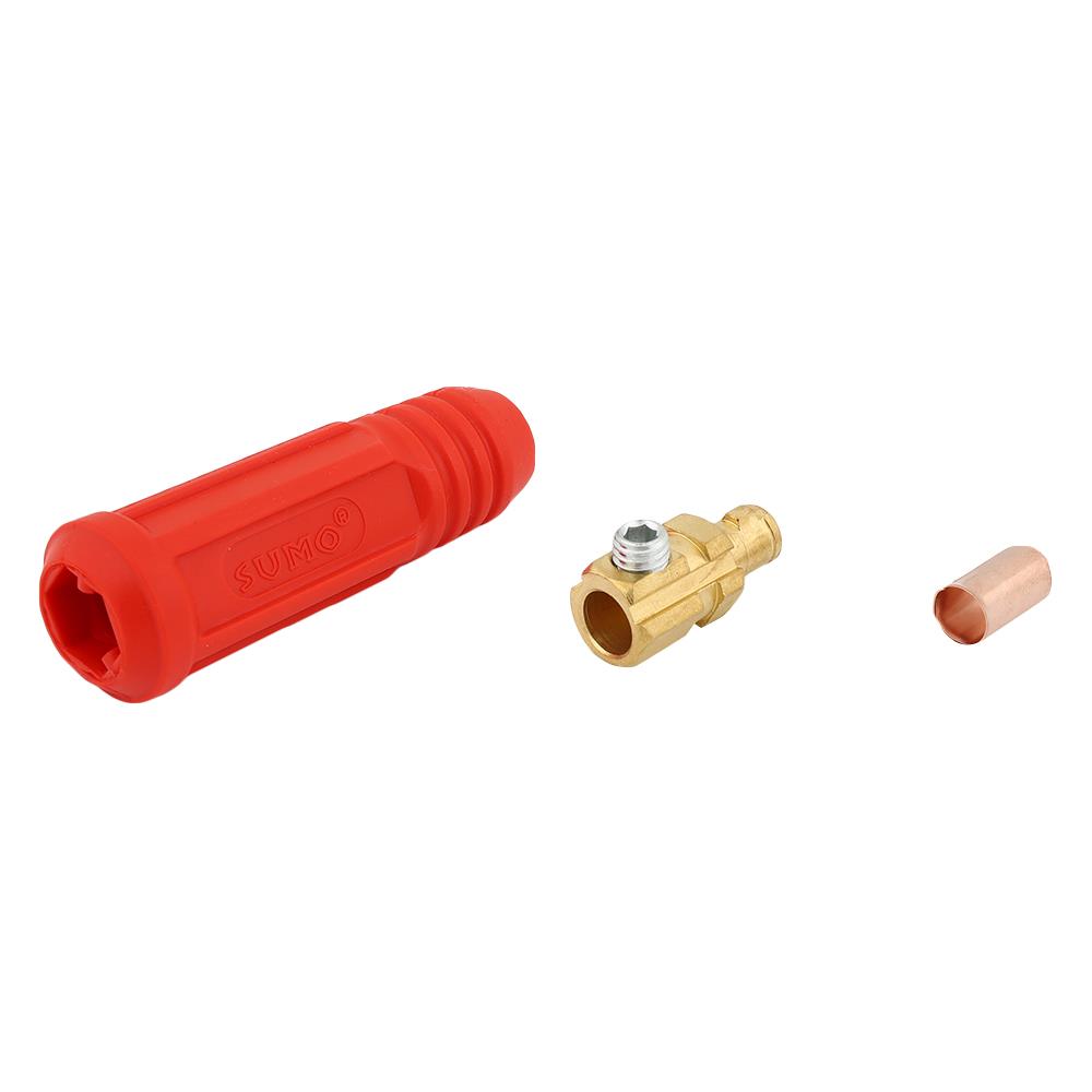 ข้อต่อสายเชื่อมยูโร SUMO P25 สีแดง