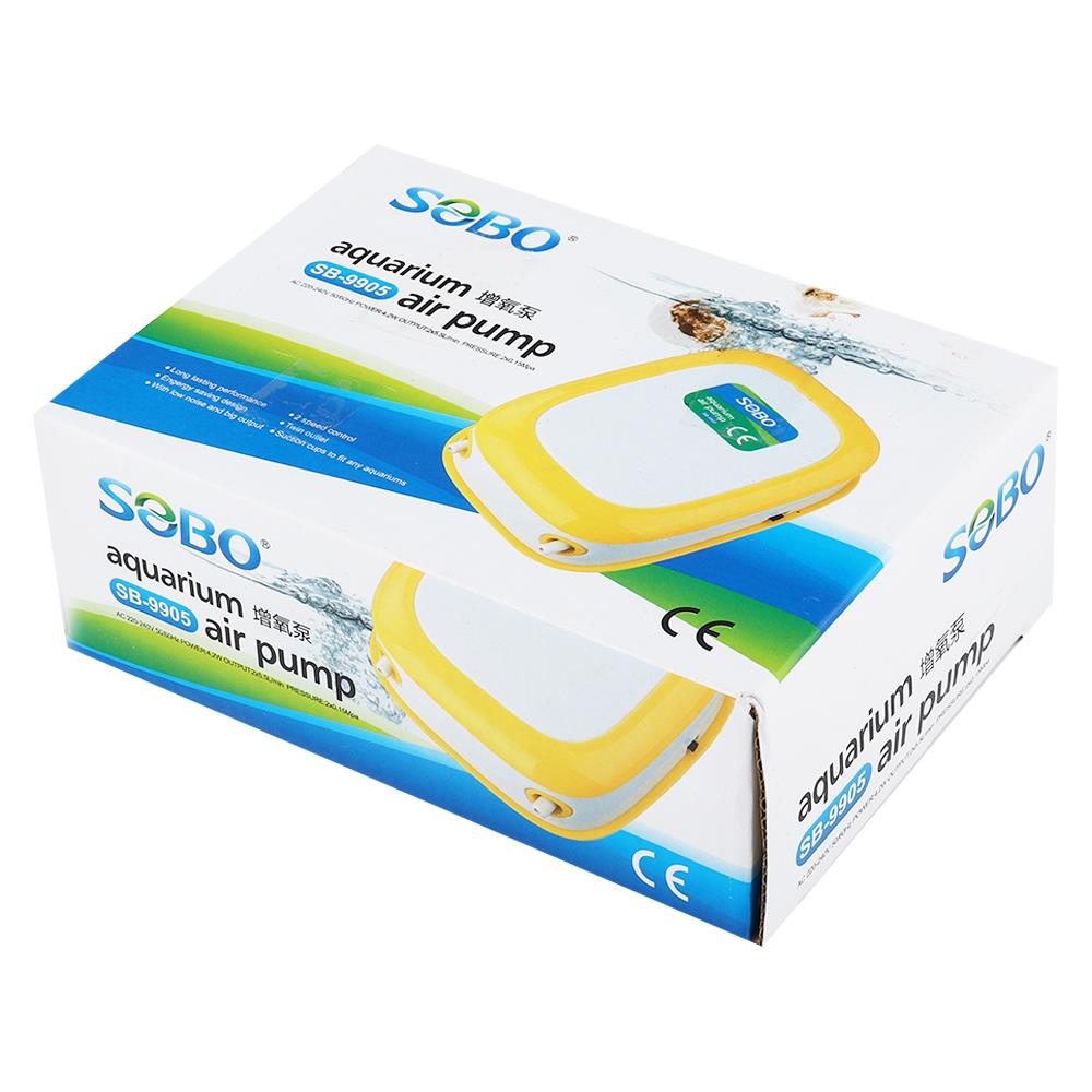 ปั๊มลมตู้ปลา 2 หัว SOBO SB-9905