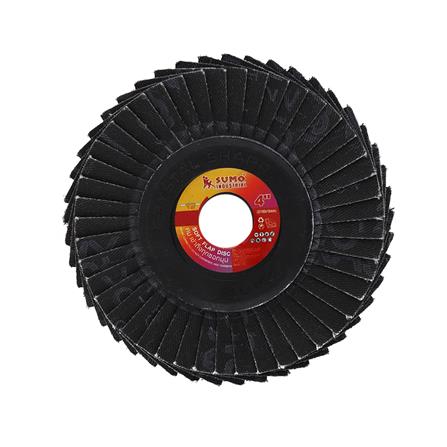 ใบเจียรผ้าทรายซ้อนหลังอ่อน เบอร์ 80 SUMO 4 นิ้ว