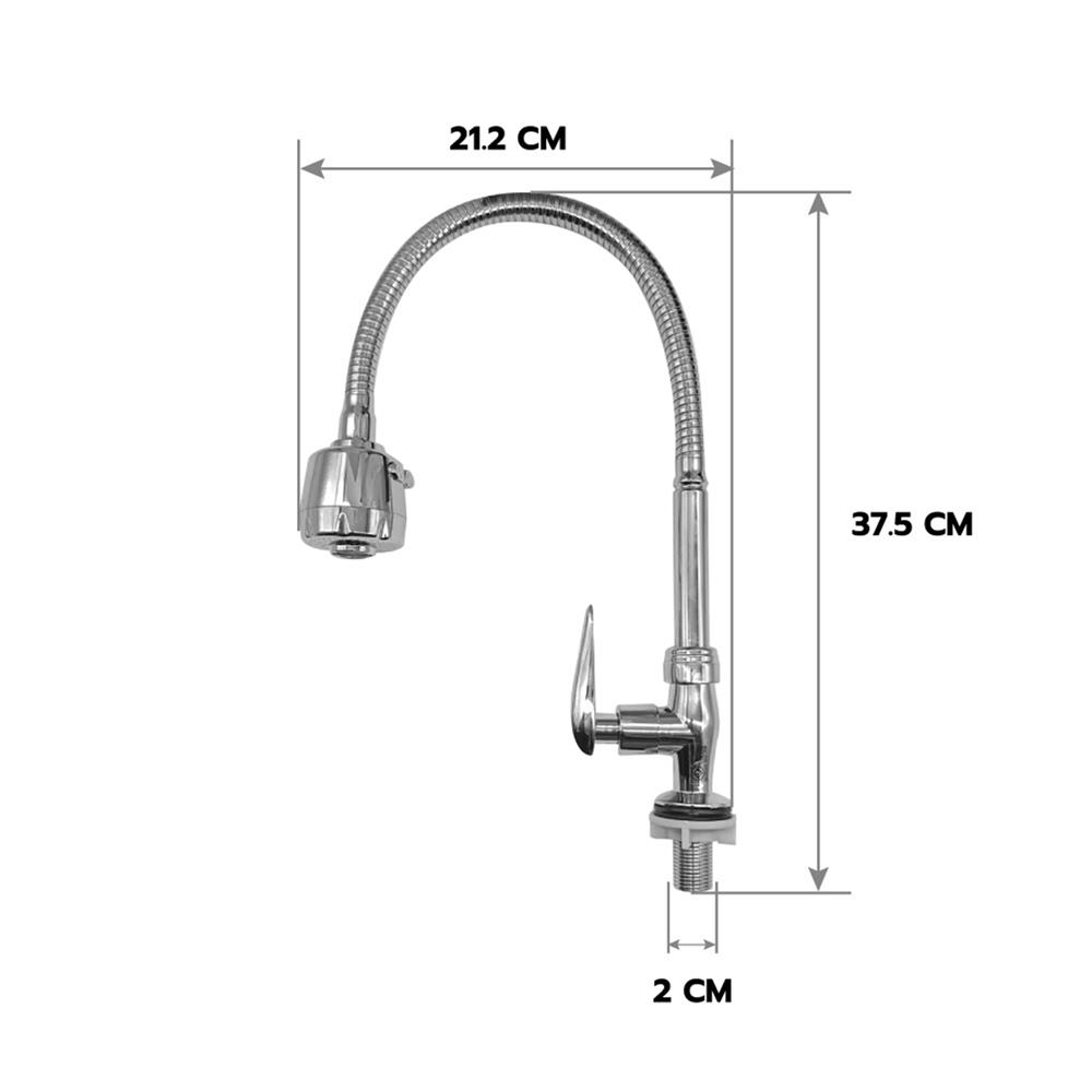 ก๊อกซิงค์เดี่ยวเคาน์เตอร์ HOEN HO-1409
