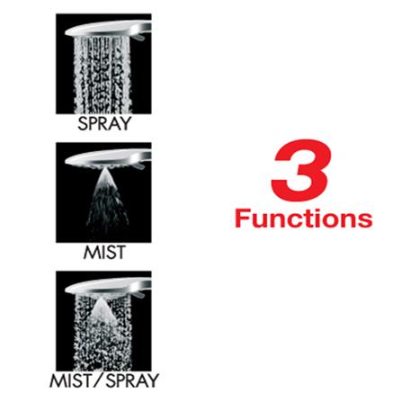 ฝักบัวสายอ่อน WSP WSP-314C สีโครม_1