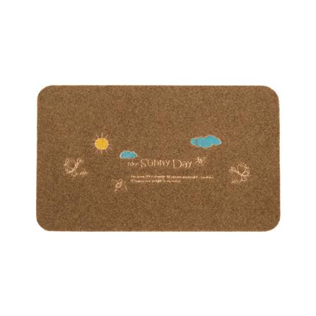 พรมเช็ดเท้าดักฝุ่น WSP BM-217/04 40x60 ซม. สีเบจ