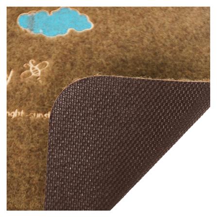 พรมเช็ดเท้าดักฝุ่น WSP BM-217/04 40x60 ซม. สีเบจ_1