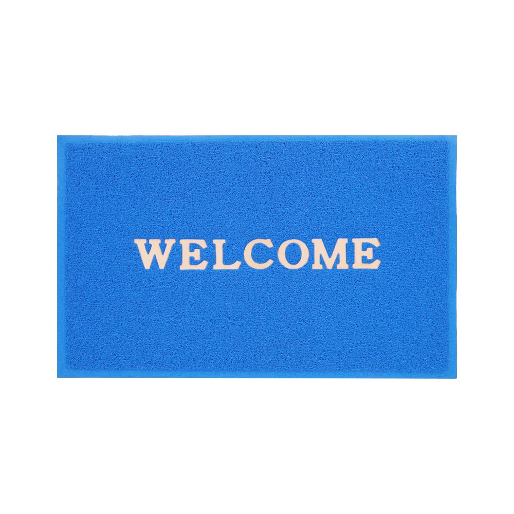 พรมเช็ดเท้าดักฝุ่น WSP BMX-204 60X90 ซม. สีน้ำเงิน