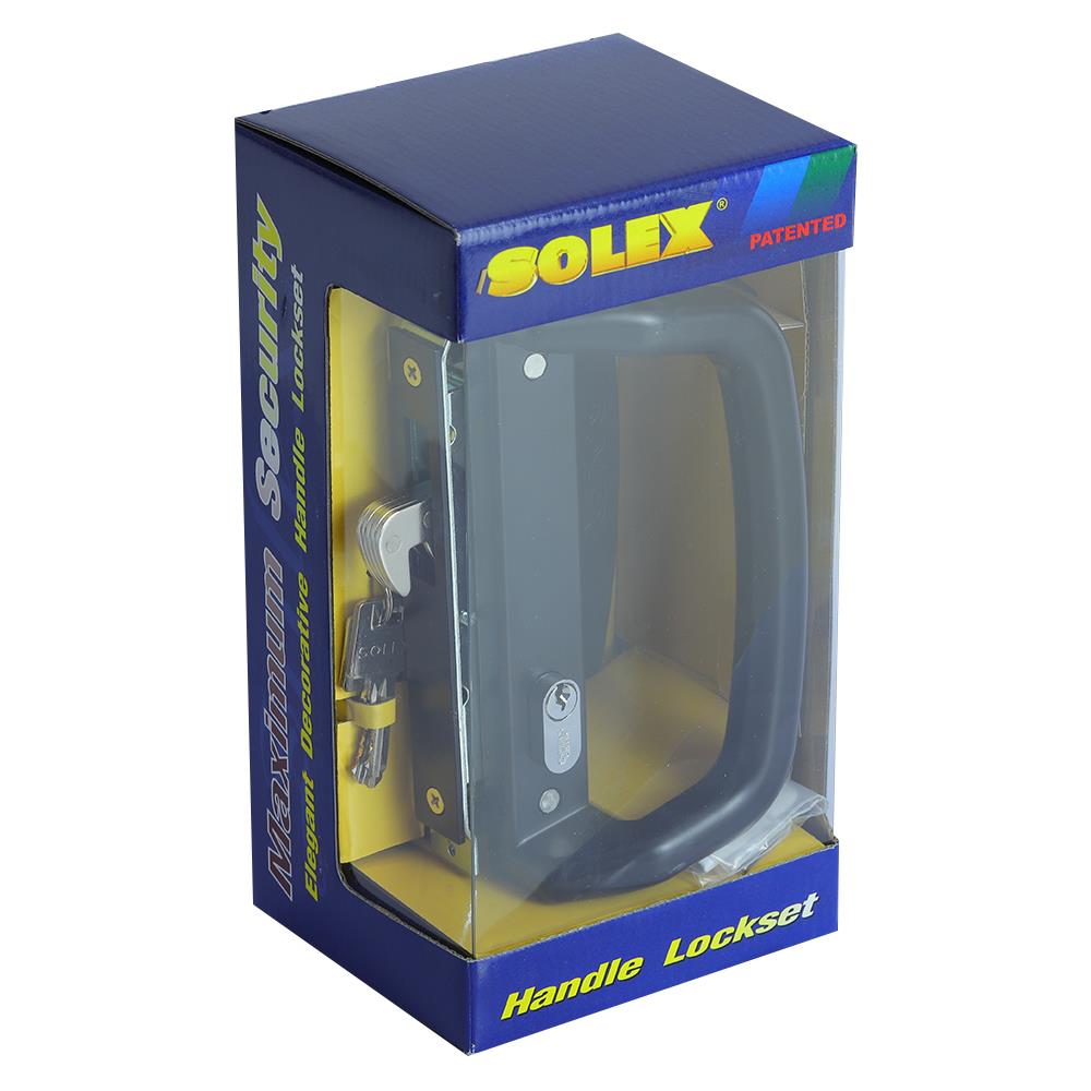 กุญแจบานเลื่อน SOLEX A4512-1785HT สีดำ