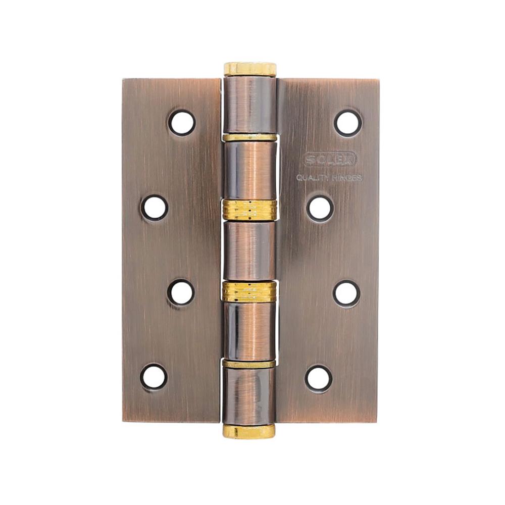 บานพับ 4X3 นิ้ว X 2 มม. SOLEX 4315 สีทองแดงรมดำ (แพ็ก 3 ชิ้น)