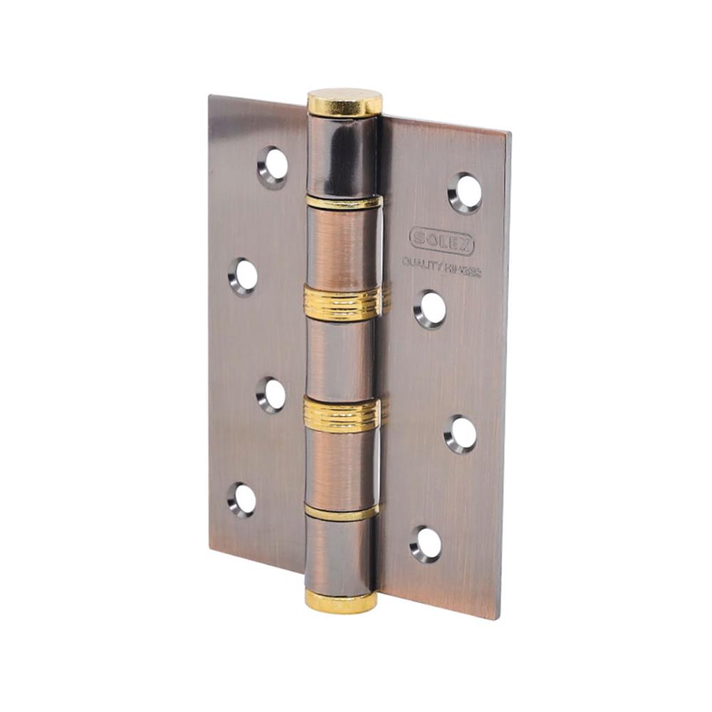 บานพับ 4X3 นิ้ว X 2 มม. SOLEX 4315 สีทองแดงรมดำ (แพ็ก 3 ชิ้น)