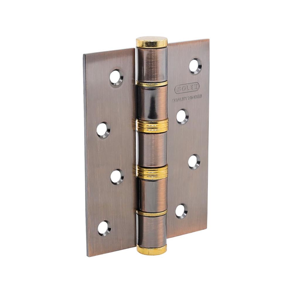 บานพับ 4X3 นิ้ว X 2 มม. SOLEX 4315 สีทองแดงรมดำ (แพ็ก 3 ชิ้น)