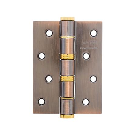 บานพับ 4X3 นิ้ว X 2 มม. SOLEX 4315 สีทองแดงรมดำ (แพ็ก 3 ชิ้น)_0