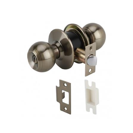 ลูกบิดห้องน้ำ หัวกลม HAFELE 489.10.386 สีทองเหลืองรมดำ_0