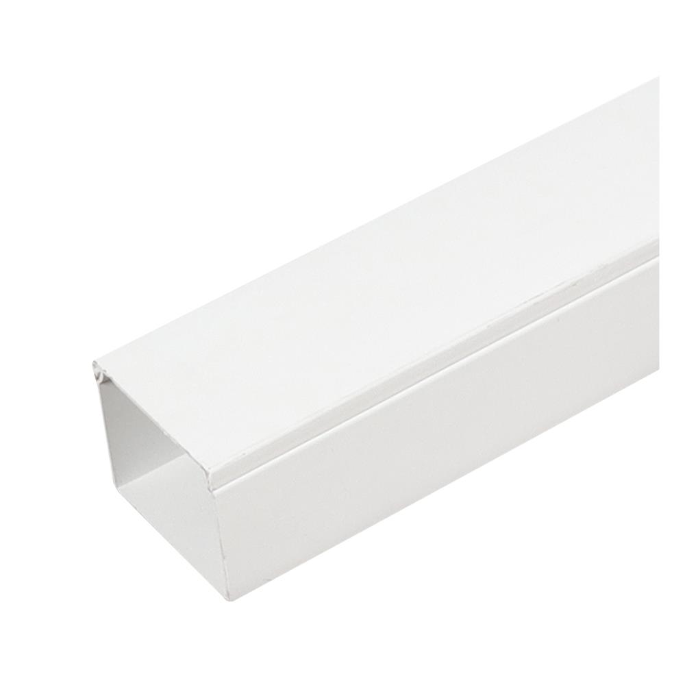 รางเก็บสายไฟแบบทึบ PVC SCG 8 x 10 ซม. 2 เมตร สีขาว