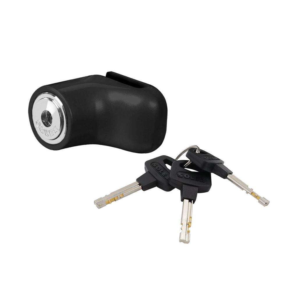 กุญแจล็อกดิส SOLEX 9025 สีดำ