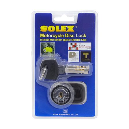 กุญแจล็อกดิส SOLEX 9025 สีดำ_4