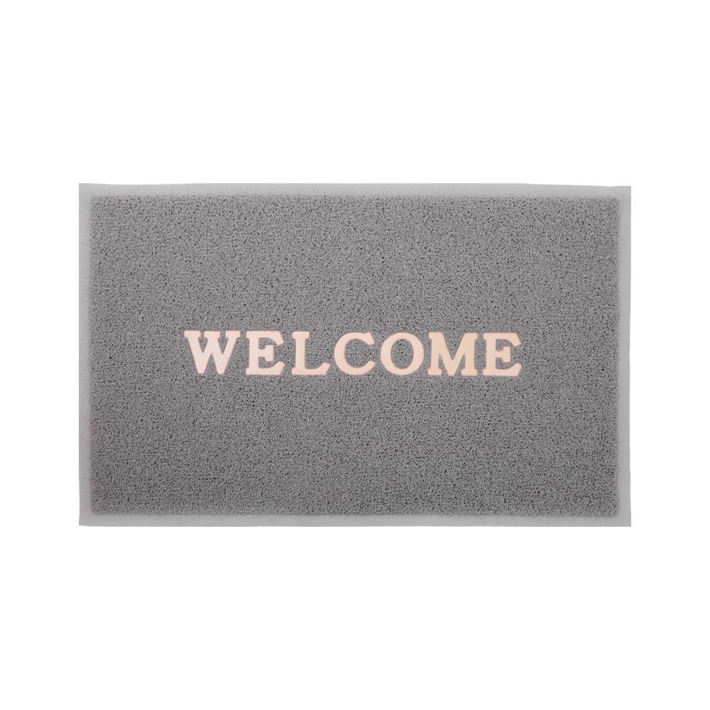 พรมเช็ดเท้าดักฝุ่น WSP BMX-213/802 60x90 ซม. สีเทา