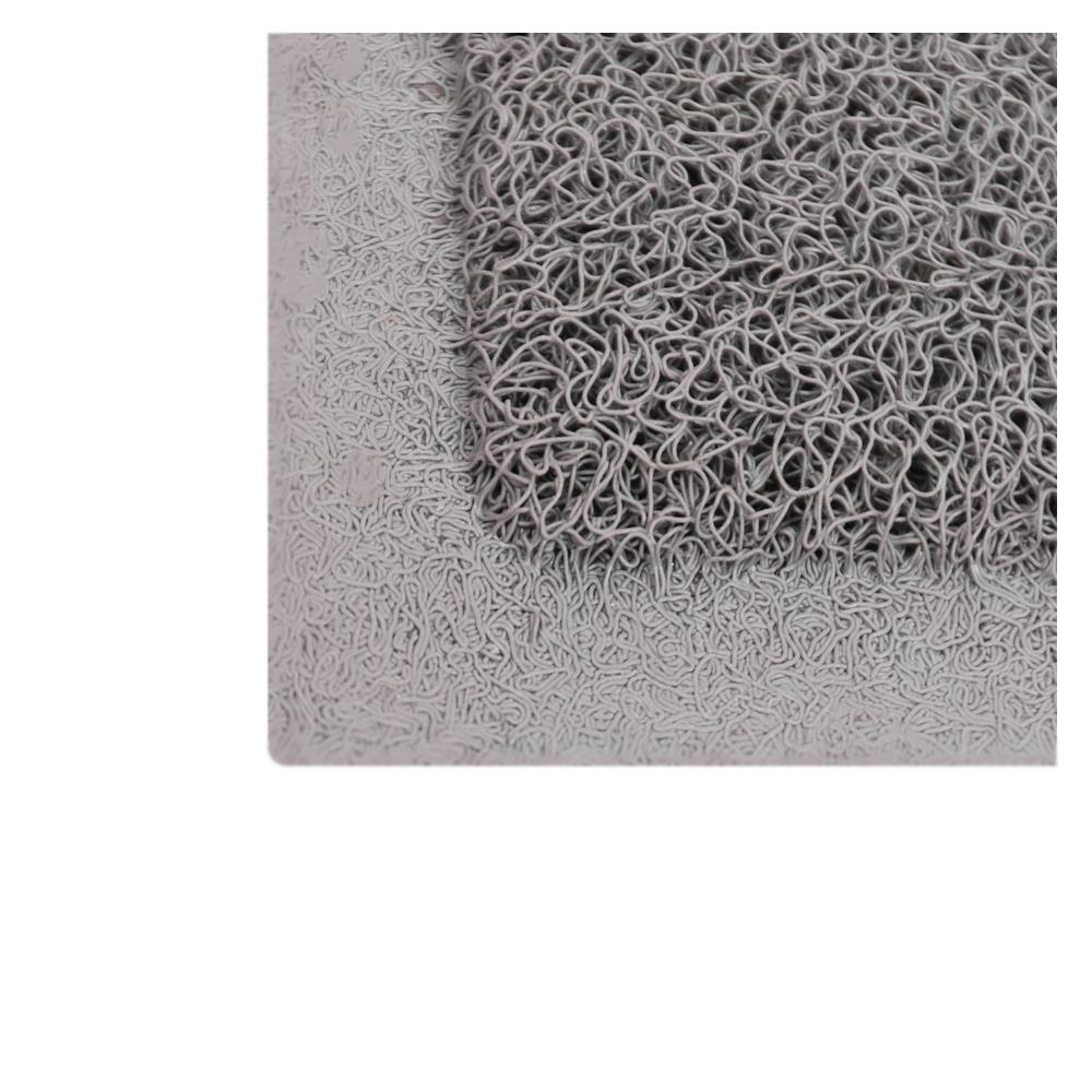 พรมเช็ดเท้าดักฝุ่น WSP BMX-213/802 60x90 ซม. สีเทา