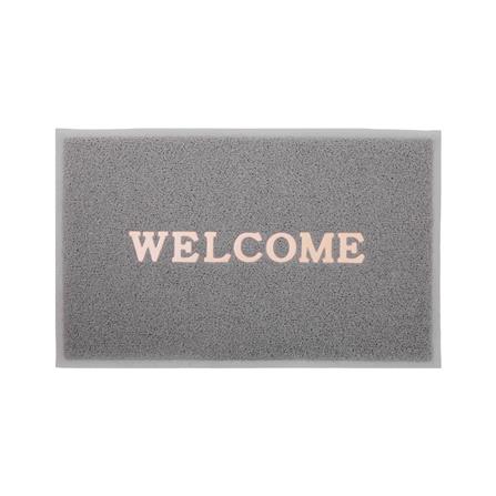 พรมเช็ดเท้าดักฝุ่น WSP BMX-213/802 60x90 ซม. สีเทา_0