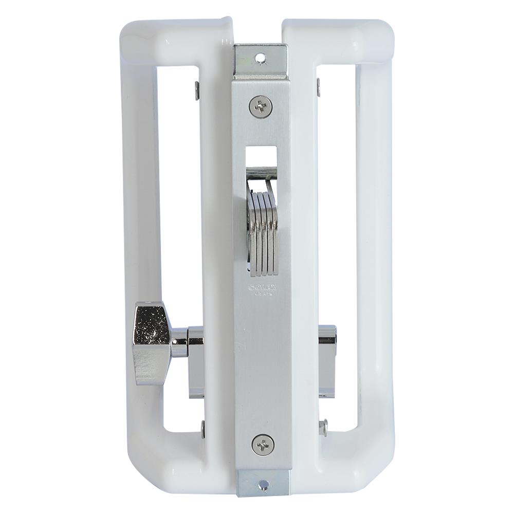 กุญแจบานเลื่อน SOLEX A4512-1785HT สีขาว