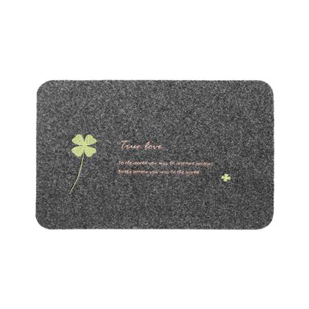 พรมเช็ดเท้าดักฝุ่น WSP BM-217 40x60 ซม. สีเทาเข้ม_0