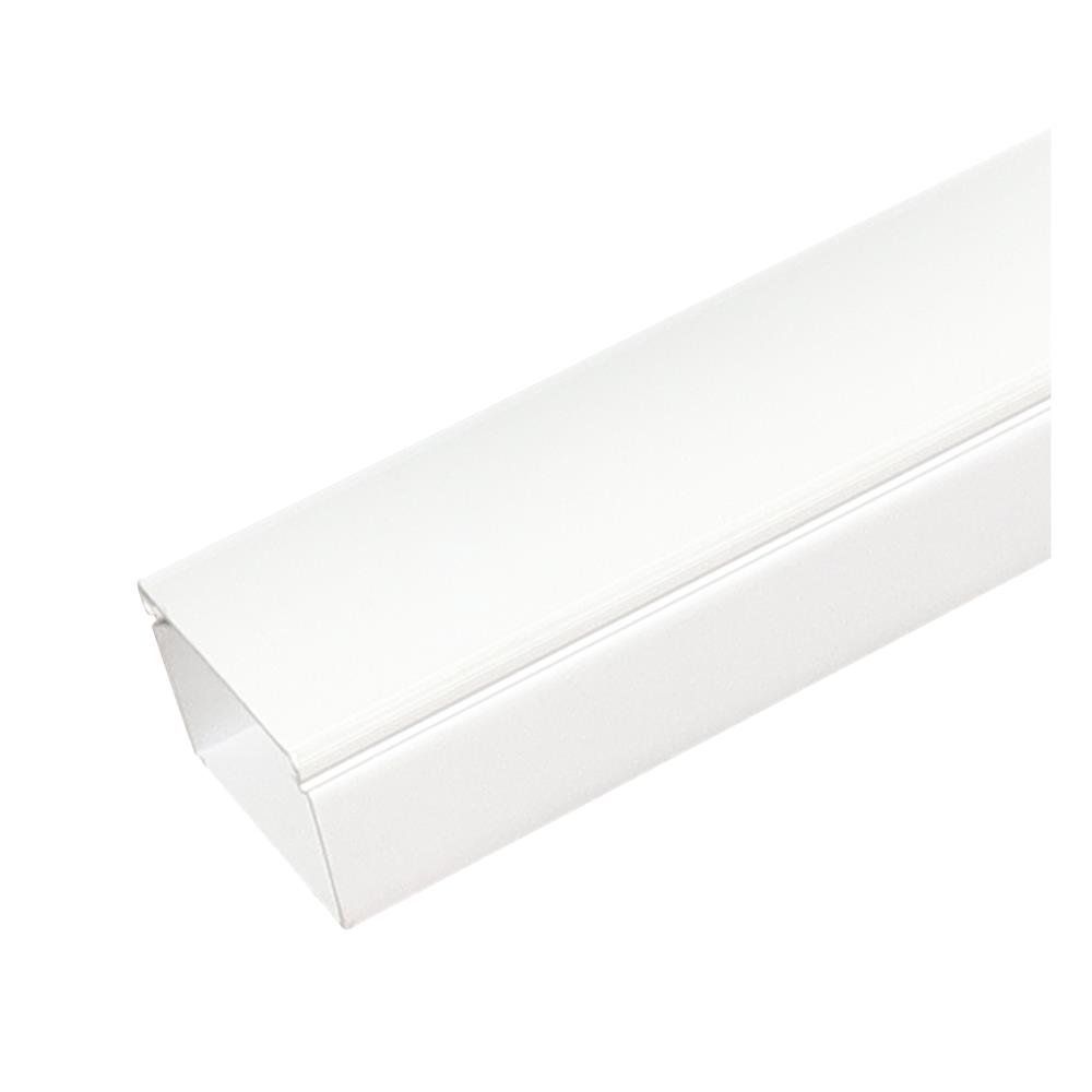 รางเก็บสายไฟแบบทึบ PVC SCG 6 x 8 ซม. 2 เมตร สีขาว