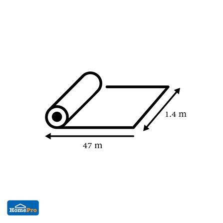 พลาสติกคลุมเห็ด SPRING 2.5 กก. 0.04 มม. 1.4X47 ม. สีใส_3