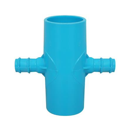 สี่ทางเกษตรลด PVC TOWAI 1 นิ้วX16 มม. สีฟ้า_1