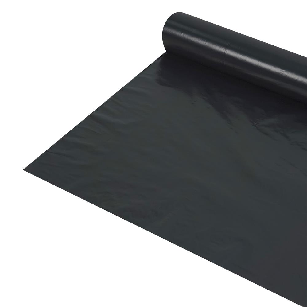 พลาสติกปูบ่อ PE SPRING 0.08 มม. 3.6 ม.X40 หลา สีดำ