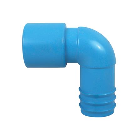 ข้องอสวมท่อ PVC-PE TOWAI 1 นิ้วX32 มม. สีฟ้า แพ็ก 5 ชิ้น_1