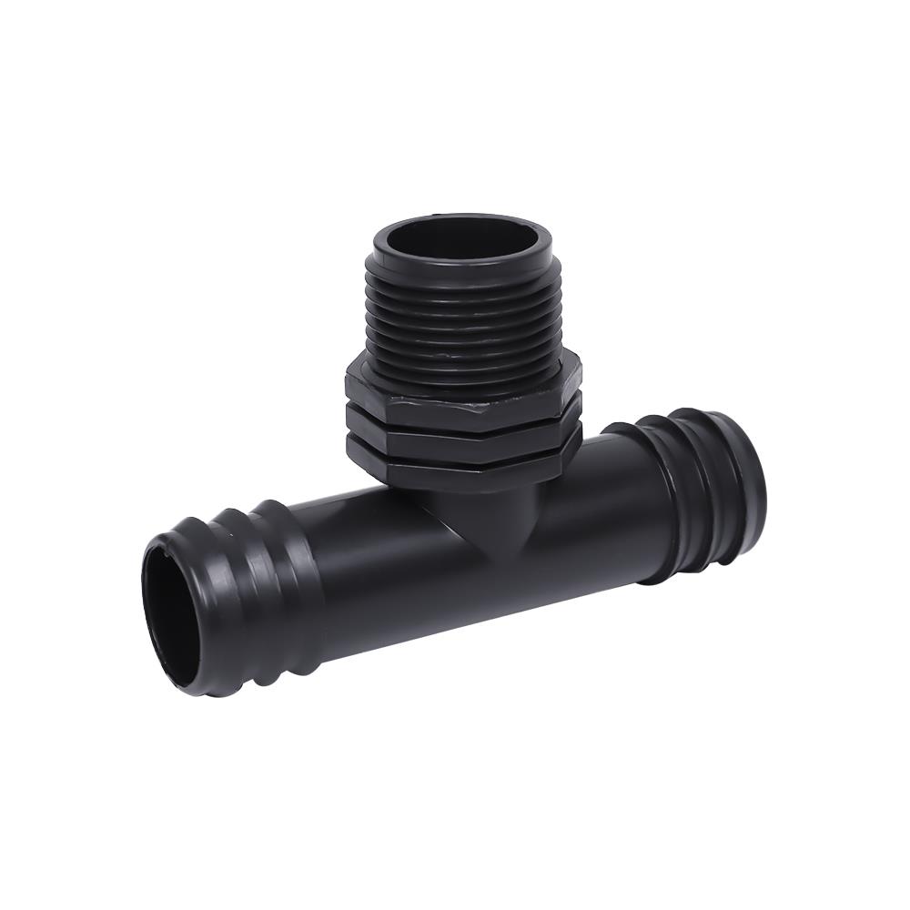 สามทางเกลียวนอก PE TOWAI 32X1นิ้วX32 มม. สีดำ แพ็ก 5 ชิ้น