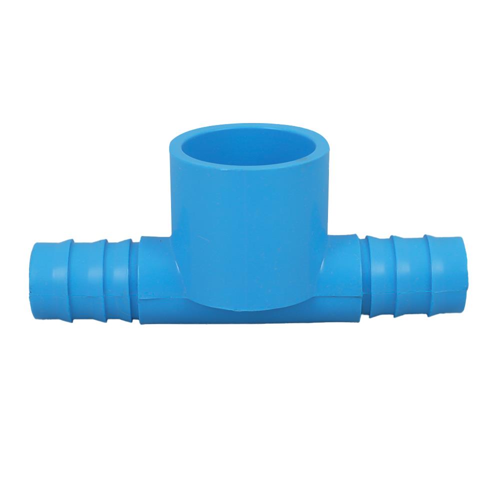 สามทางสวมท่อ PVC-PE TOWAI 3/4 นิ้วX20 มม. สีฟ้า แพ็ก 5 ชิ้น