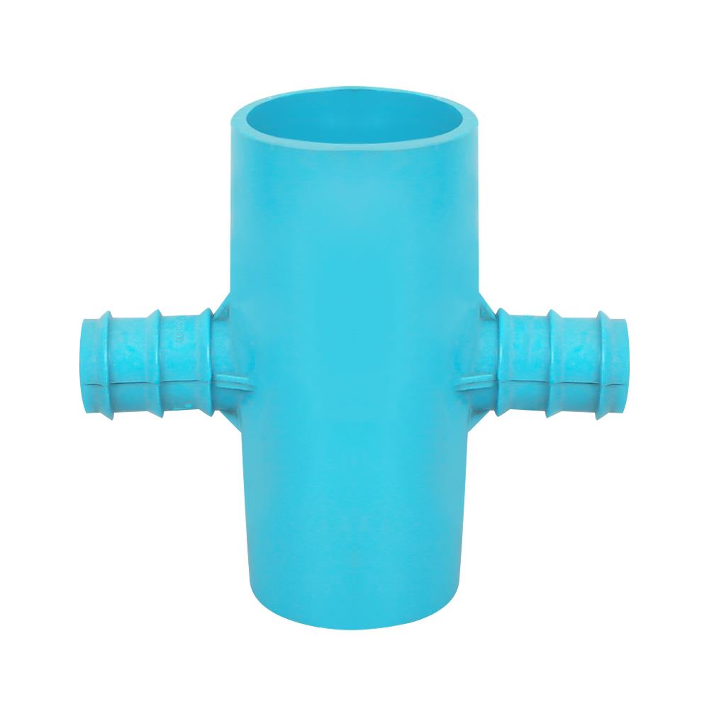 สี่ทางเกษตรลด PVC TOWAI 1 นิ้วX20 มม. สีฟ้า