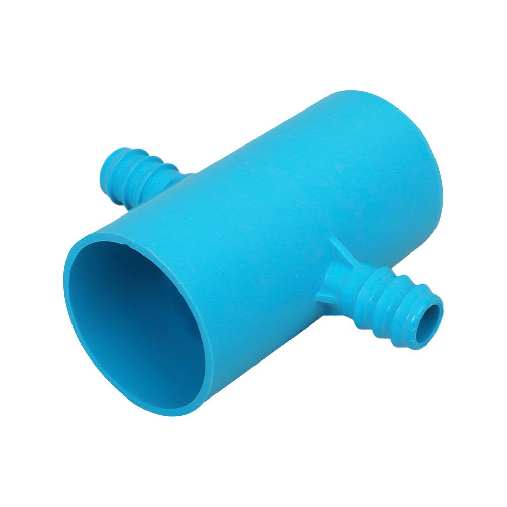 สี่ทางเกษตรลด PVC-PE TOWAI 2 นิ้วX25 มม. สีฟ้า