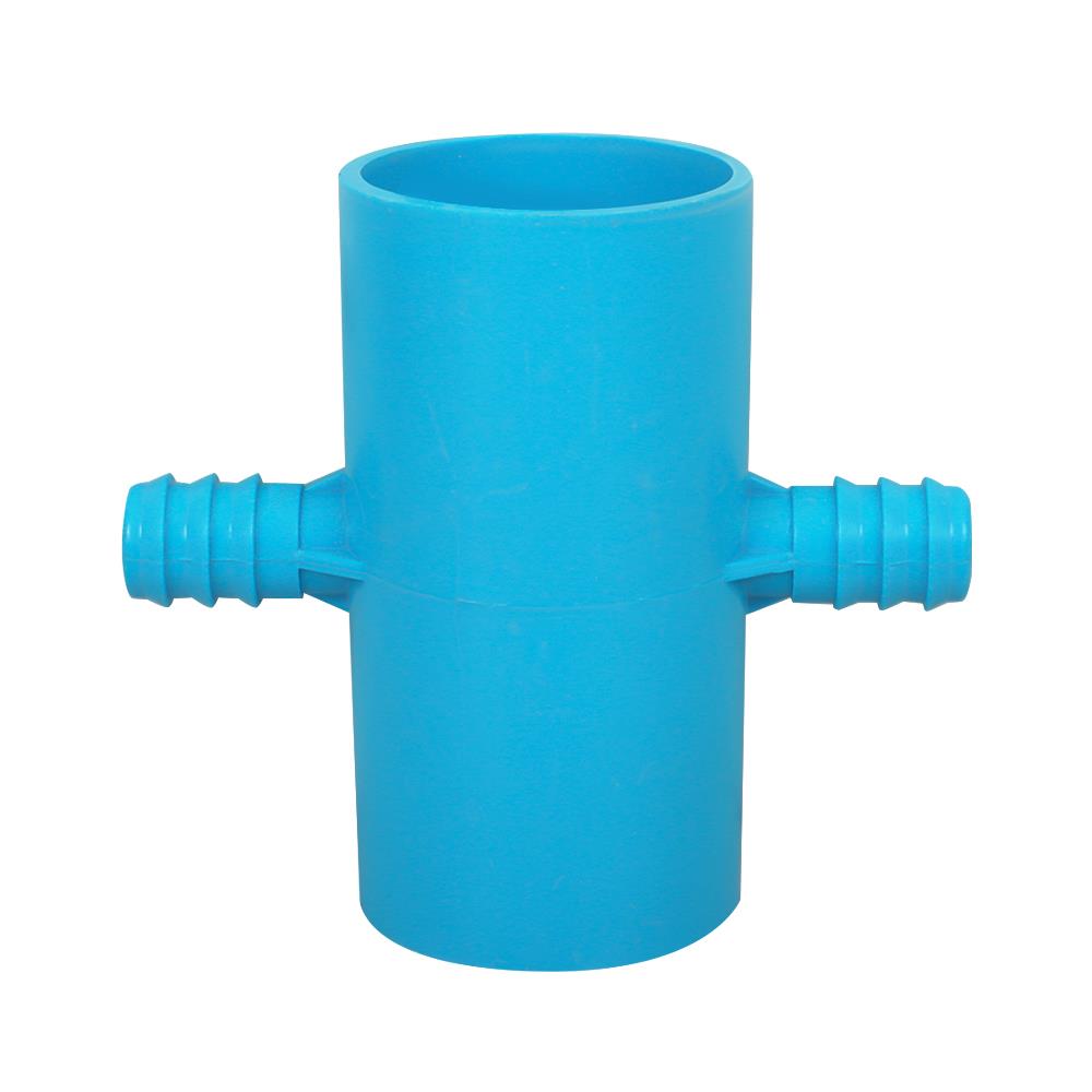 สี่ทางเกษตรลด PVC-PE TOWAI 2 นิ้วX25 มม. สีฟ้า