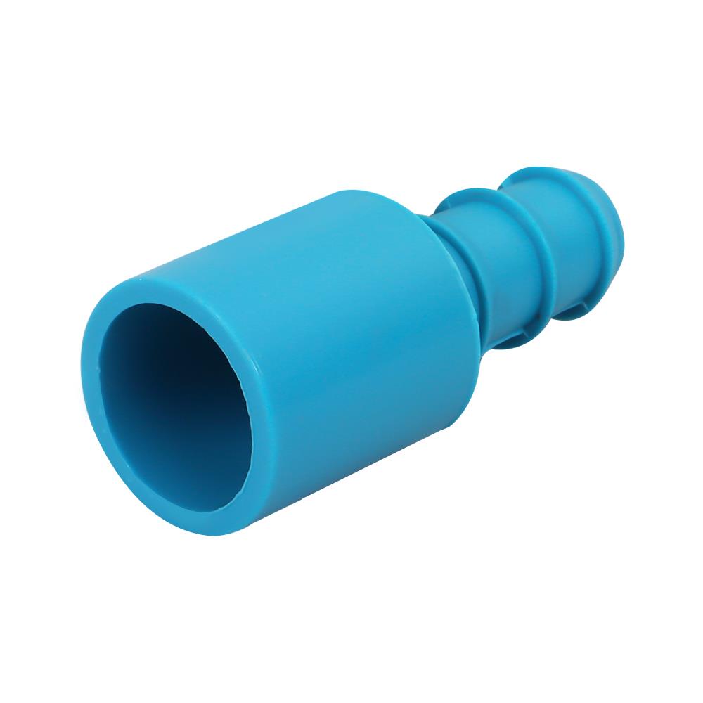 ข้อต่อตรงสวมท่อ PVC-PE TOWAI 1/2 นิ้วX20 มม. สีฟ้า แพ็ก 5 ชิ้น