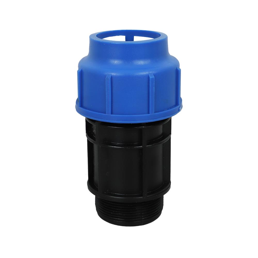 ข้อต่อตรงสวมล็อกเกลียวนอก PE TOWAI 50 มม. x 2 นิ้ว