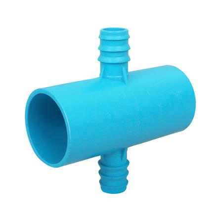 สี่ทางเกษตรลด PVC TOWAI 1 1/2 นิ้วX25 มม. สีฟ้า