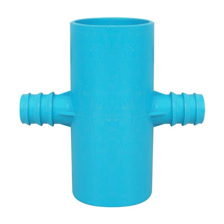 สี่ทางเกษตรลด PVC TOWAI 1 1/2 นิ้วX25 มม. สีฟ้า_1