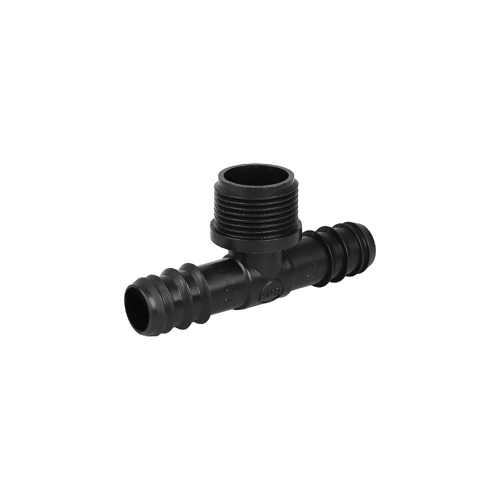 สามทางเกลียวนอก PE TOWAI 20X3/4นิ้วX20 มม. สีดำ แพ็ก 10 ชิ้น