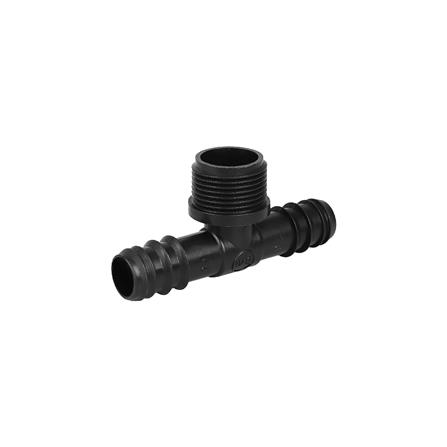 สามทางเกลียวนอก PE TOWAI 20X3/4นิ้วX20 มม. สีดำ แพ็ก 10 ชิ้น