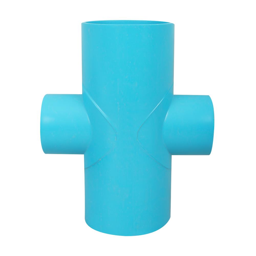 สี่ทางเกษตรลด PVC TOWAI 3 นิ้วX2 นิ้ว สีฟ้า