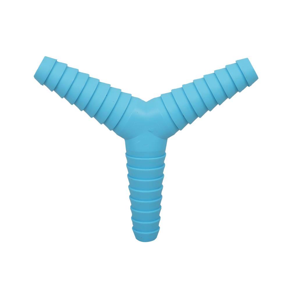 ข้อต่อสายยาง 3 ทาง TOWAI สีฟ้า