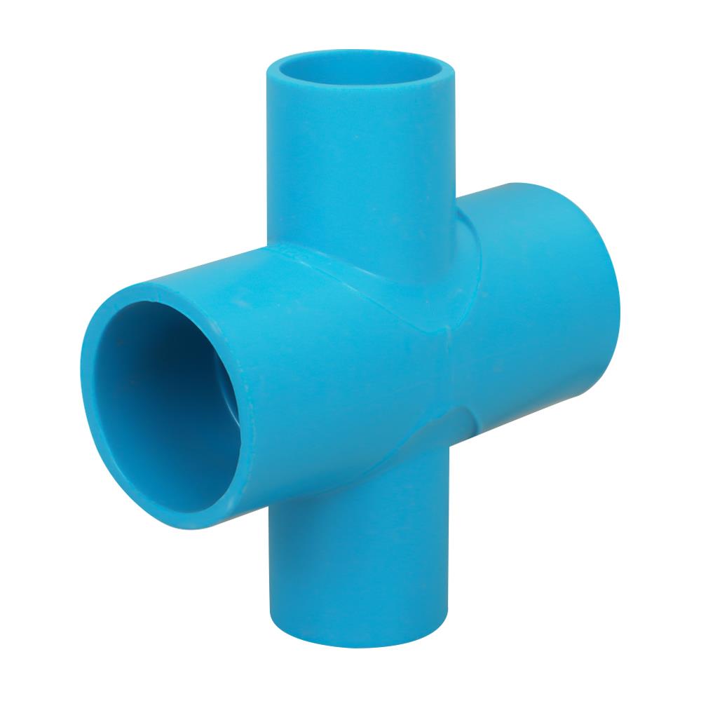 สี่ทางเกษตรลด PVC TOWAI 1 นิ้วX3/4 นิ้ว สีฟ้า