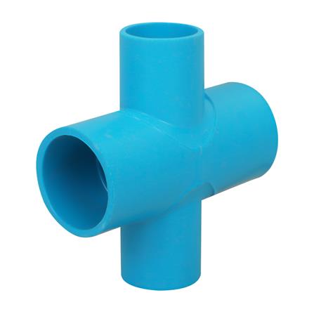 สี่ทางเกษตรลด PVC TOWAI 1 นิ้วX3/4 นิ้ว สีฟ้า